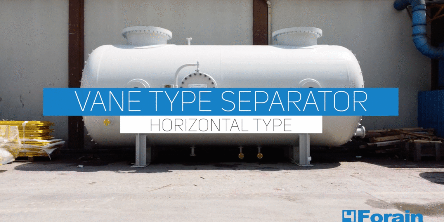 Separatori a pacco lamellare orizzontali